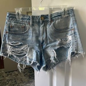 American Eagle High-Rise Festival Jean Shorts